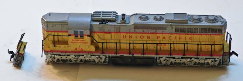 lot 86 image: Union Pacific 416 RR engine