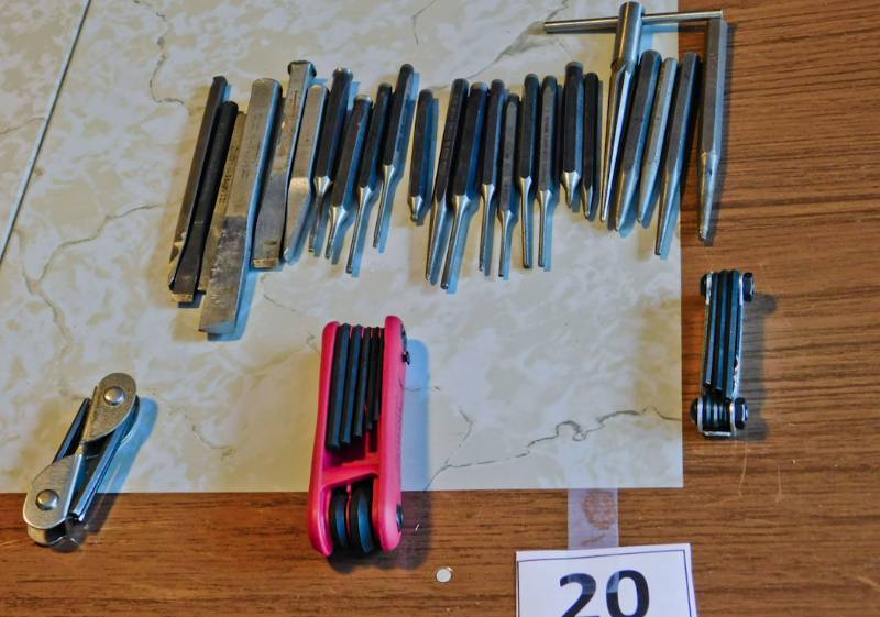 Snap on punches , misc punches, Allen Wrenches