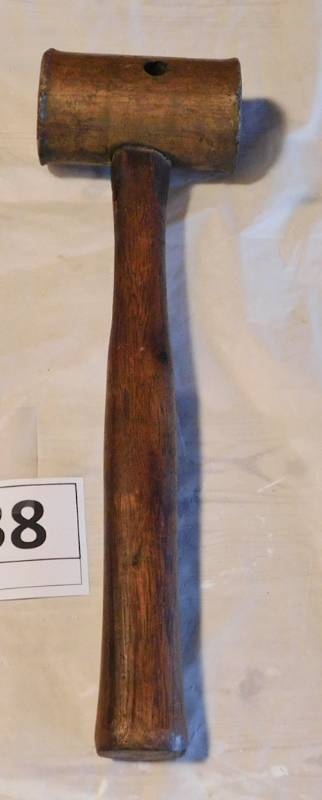 Brass mallet handmade by Northwest mechanics