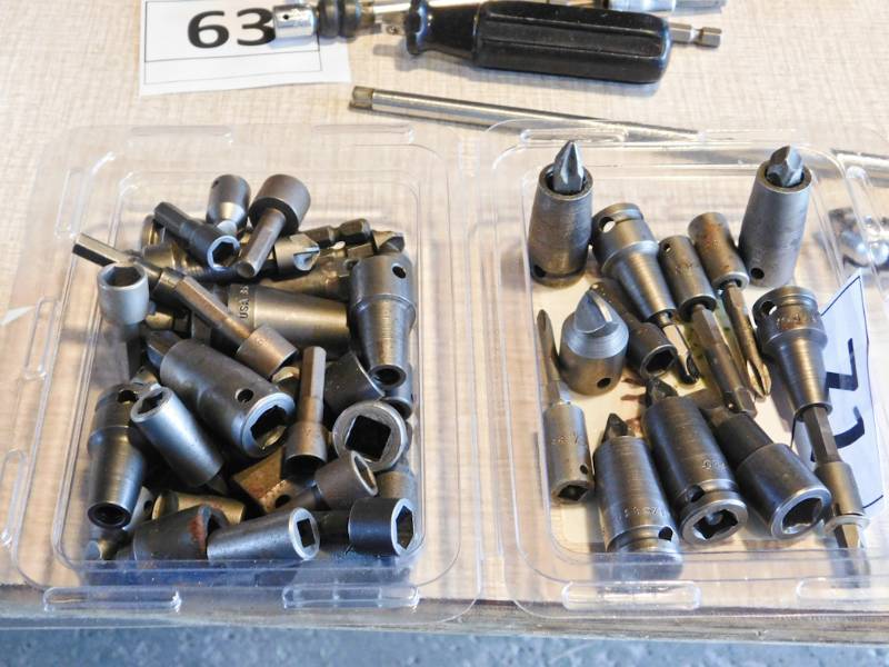 lot of sockets and allen bits