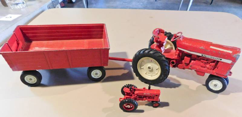 International Harvester tractor and wagon