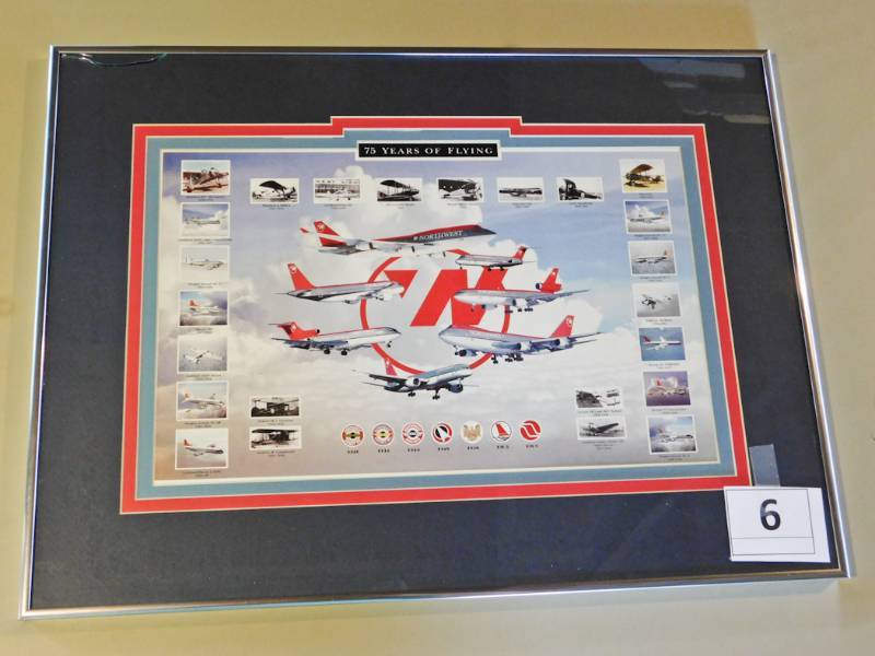 Vintage framed Northwest Print