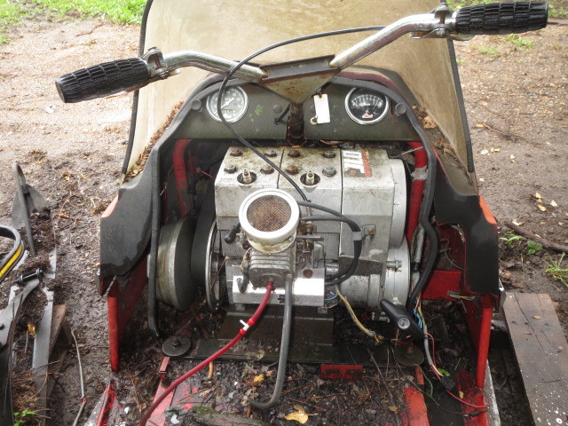 Vintage Snowmobile