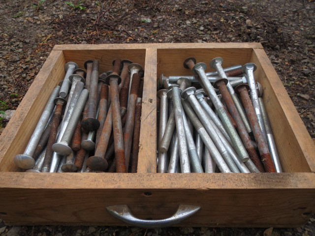 Drawer of Carriage Bolts