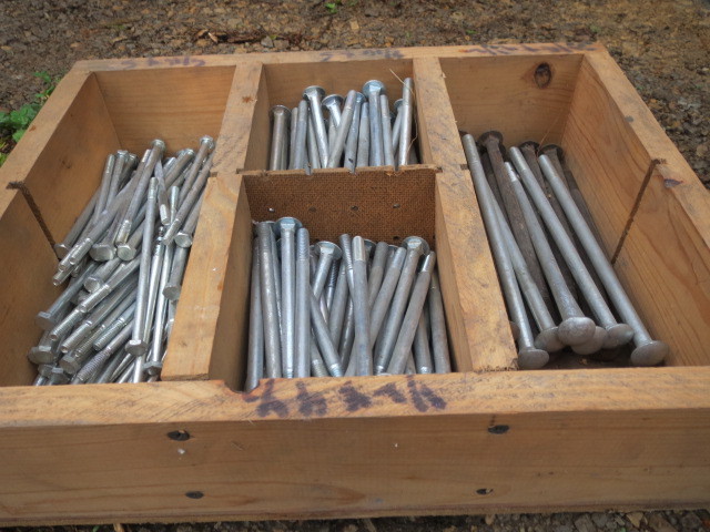 Drawer of Carriage Bolts