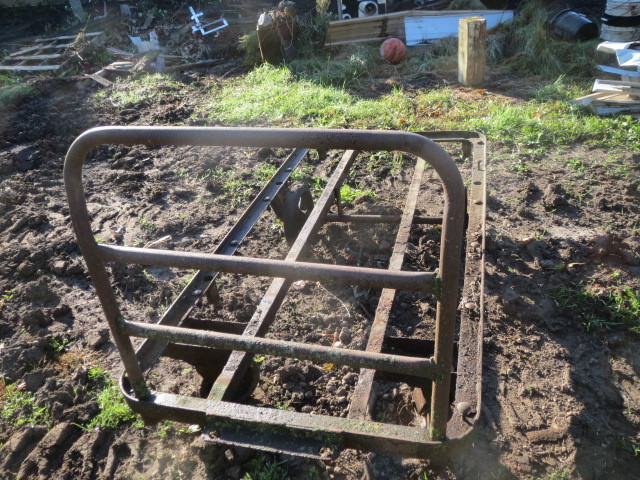 Antique Railroad Luggage Cart
