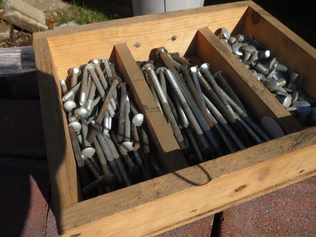 Drawer of Carriage Bolts
