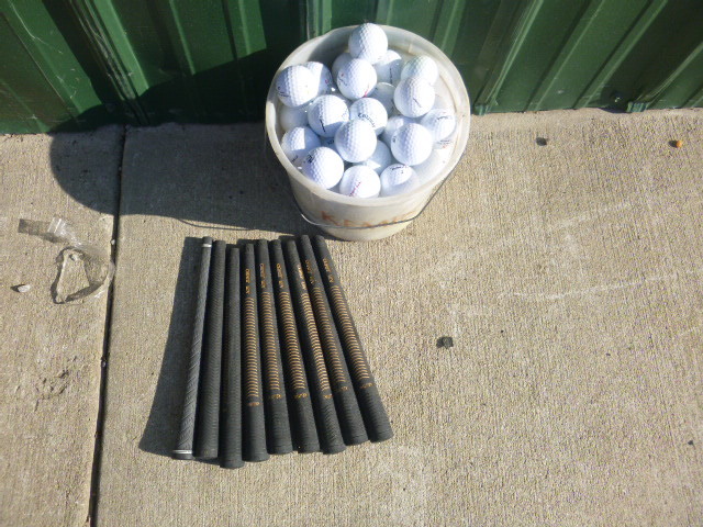 lot 41 image: Golf Balls and Golf Grips