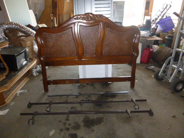 lot 44 image: Head Board with Bed Frame