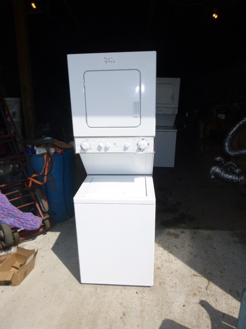 lot 50 image: GE Spacemaker Washer and Electric Dryer