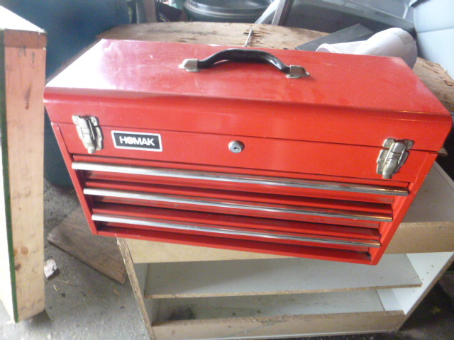 lot 29 image: Homak 3 Drawer Toolbox