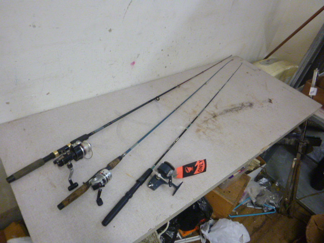 lot 78 image: 3 Rod and Reels
