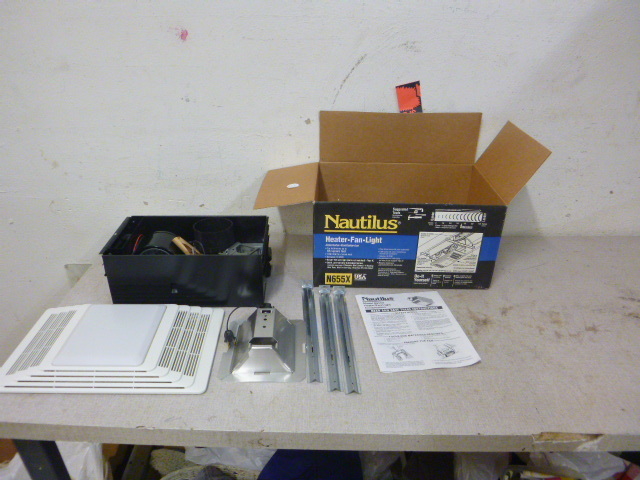 lot 88 image: Nautilus Heater Fan Light Combo