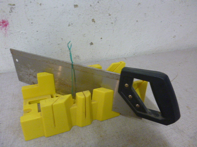 lot 101 image: Miter Box and Saw