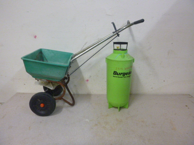 lot 104 image: Red Devil Spreader and Sprayer