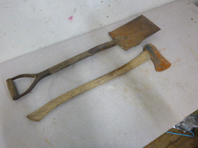 lot 113 image: Axe and Shovel