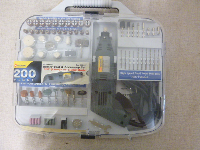 lot 292 image: All Trade Rotary Tool and Accessory Set