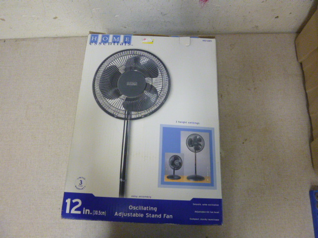 lot 341 image: New Hope Oscillating Adjustable Stand Fan