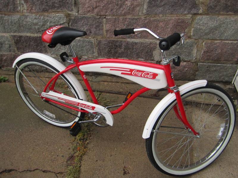 vintage coca cola bicycle