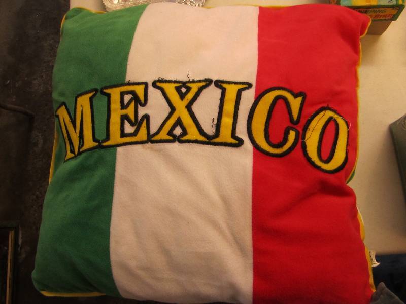 lot 50 image: Mexico pillow...