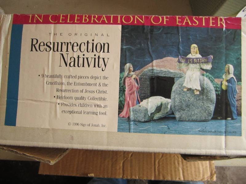 lot 92 image: Resurection nativity...