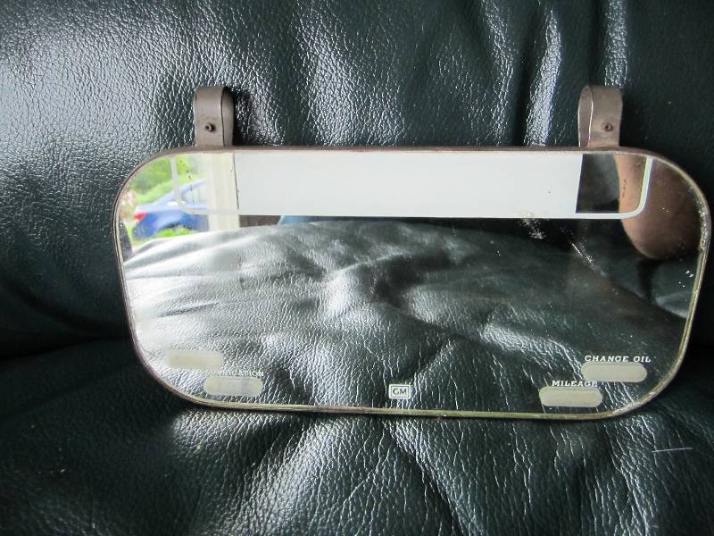 lot 96 image: Vanity mirror from 1950s Chevrolet...
