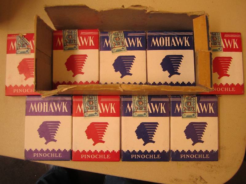 lot 109 image: 1940s Mohawk pinochle cards, unope...