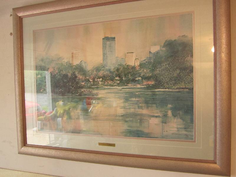lot 117 image: Lake of the Isles signed numbered p...