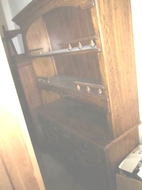 lot 131 image: Wood hutch by Thomasville 54 wide,...