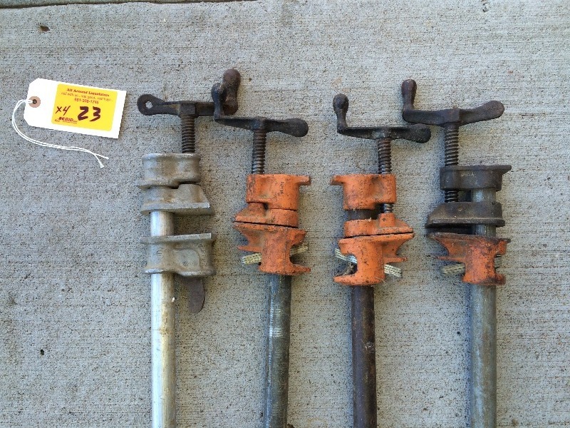 Wood Clamps  lot of 4    1.5, 2, 2.5
