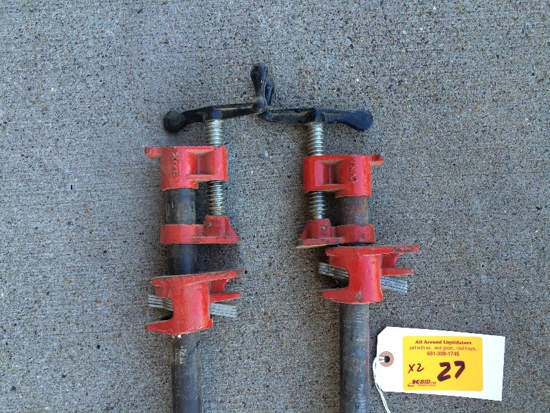 Wood Clamps  lot of 2    4, 5.5 ft