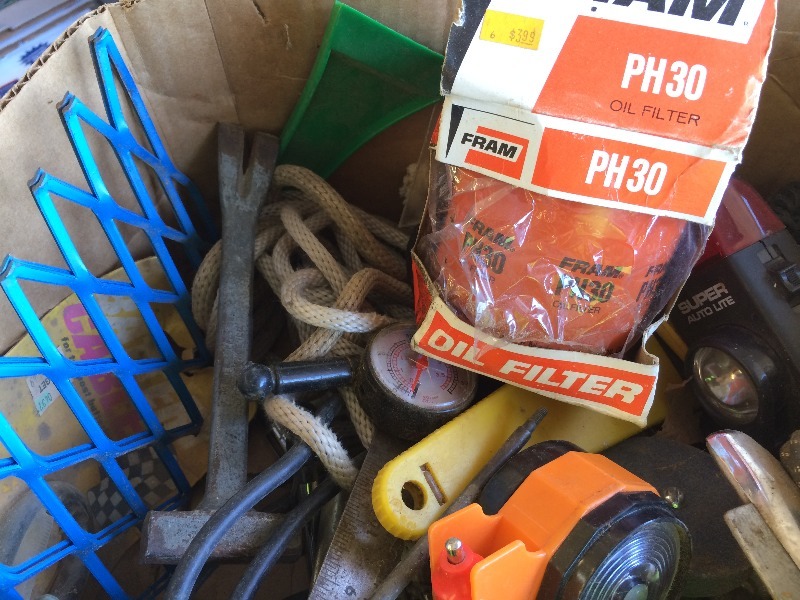 Box Lot of misc items - some possible vintage