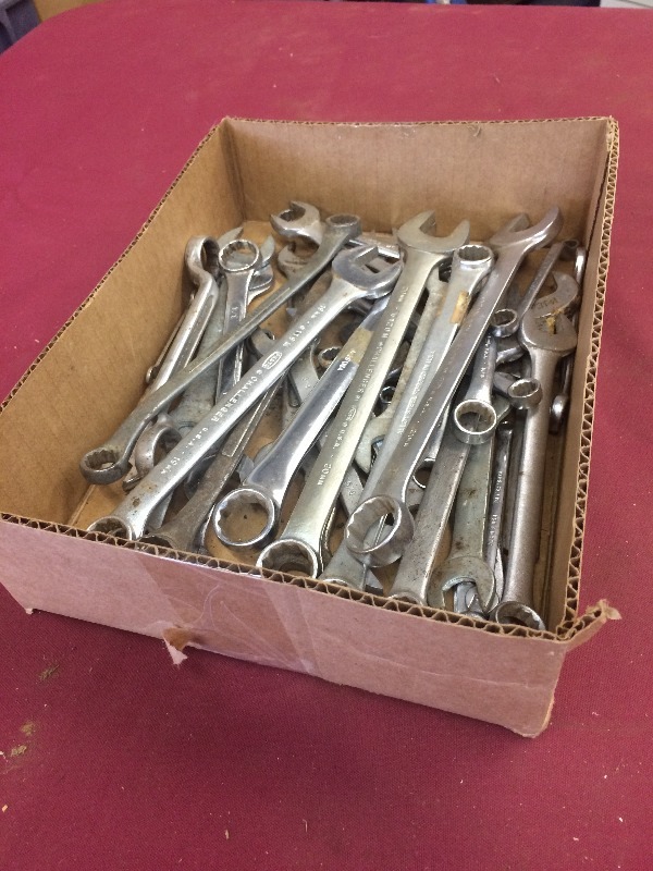 Assorted Wrenches   box lot