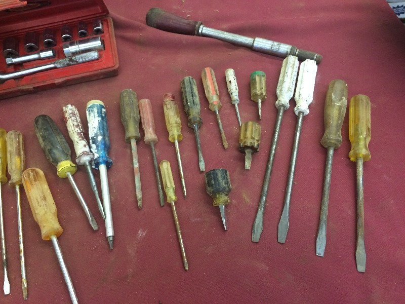 Assorted Sockets and hand tools - box lot