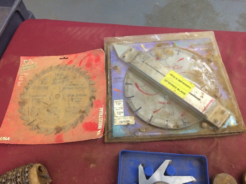 Assorted Cutting Blades, grinding tools  Misc.   lot of 16