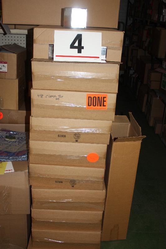 480 Silver clear top 3 x 3 boxes.