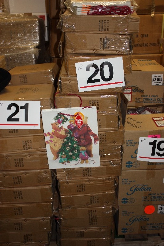 540  American Greetings.   BEARS Holiday Gift Bags.  45 cases of 12 per case