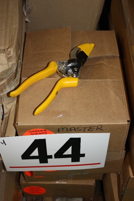 48 Heavy Duty Garden Shears.  Yellow dipped.
