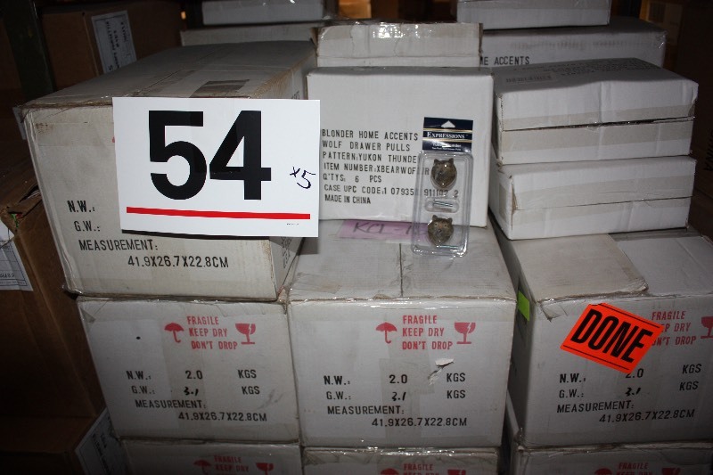 5 cases Wolf Drawer Pulls.  24pair per case.  120 pulls.