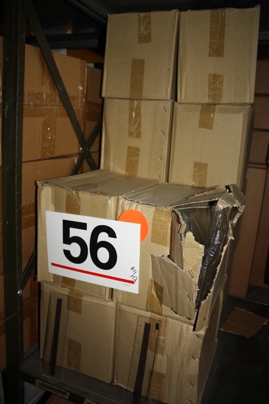 288 clear acrylic picturesign holders with magnetic strips.