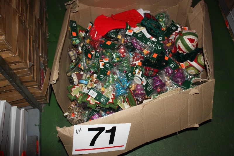 Jumbo box of Pacific Rim Holiday Ornaments.