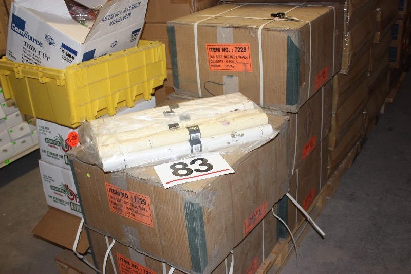 300 Rolls of assorted hand made papers.   Original retail $3,000.