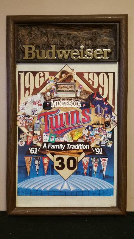 lot 61 image: Budweiser Dry Erase Board