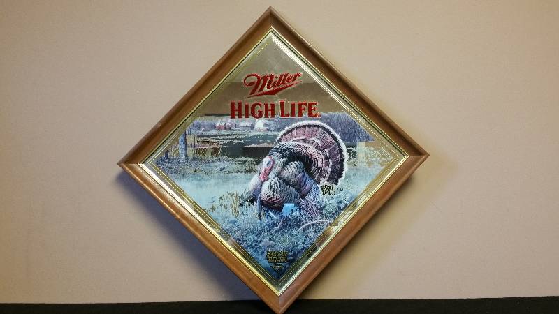 lot 62 image: Miller High Life Wild life Collectors Mirror by Scott Zoellick