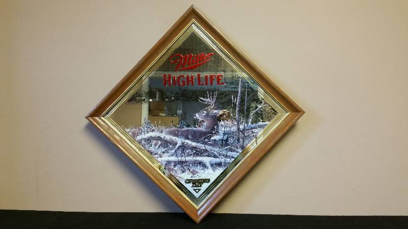 lot 63 image: Miller High Life Wild life Collectors Mirror by Scott Zoellick