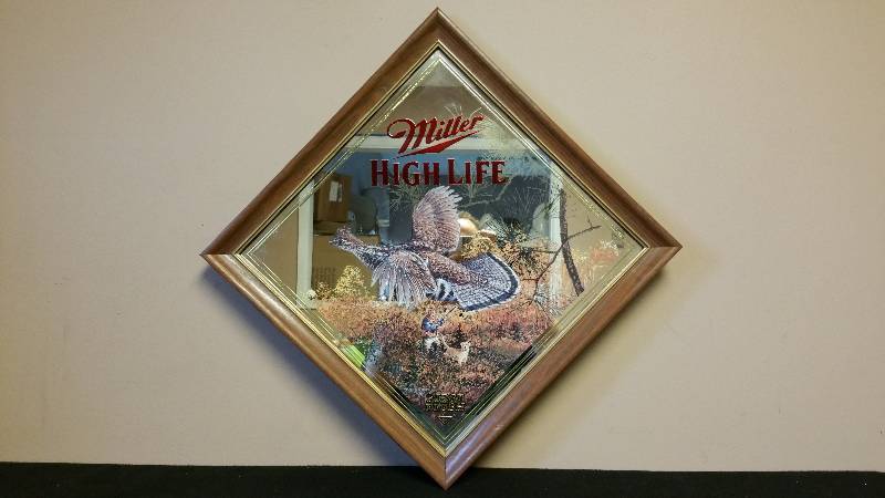 lot 65 image: Miller High Life Wild life Collectors Mirror by Scott Zoellick