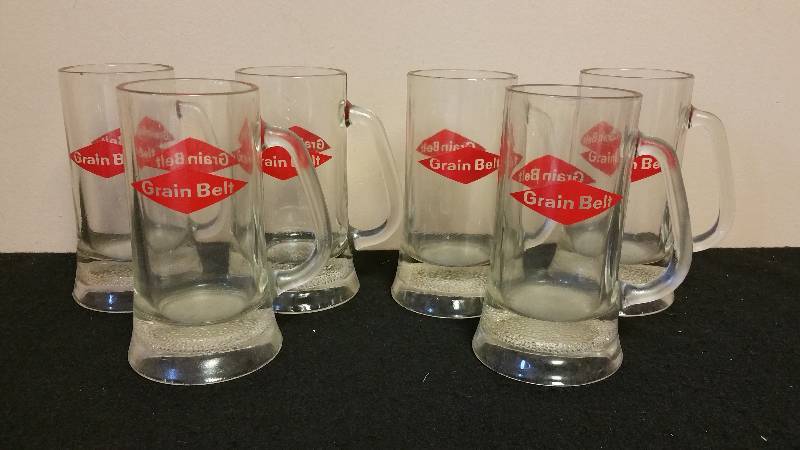 lot 73 image: Set of Grain Belt Beer mugs