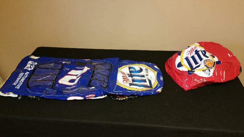 lot 90 image: Miller Lite Blowup Race Car