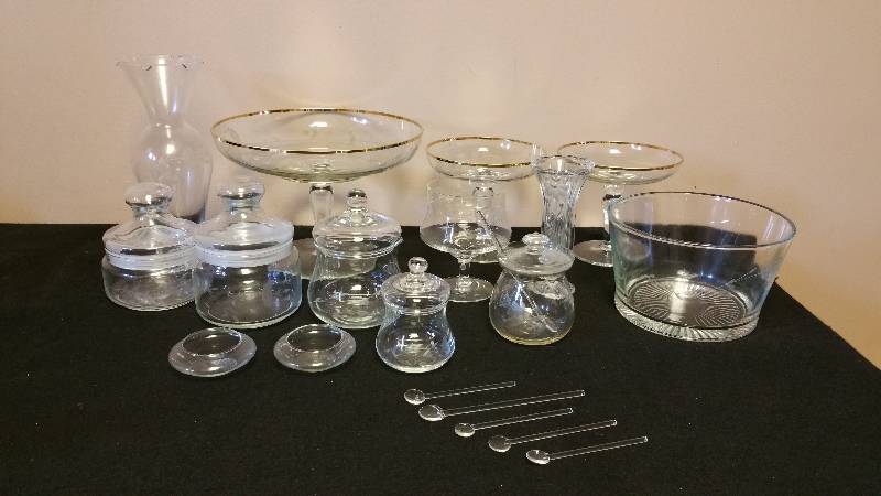 lot 18 image: Princess House Crystal, Etched, Glass, Etc.