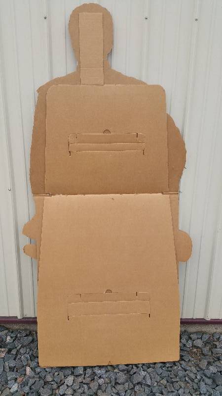 lot 131 image: Full Sized Rusty Wallace Miller Lite Cardboard Advertising